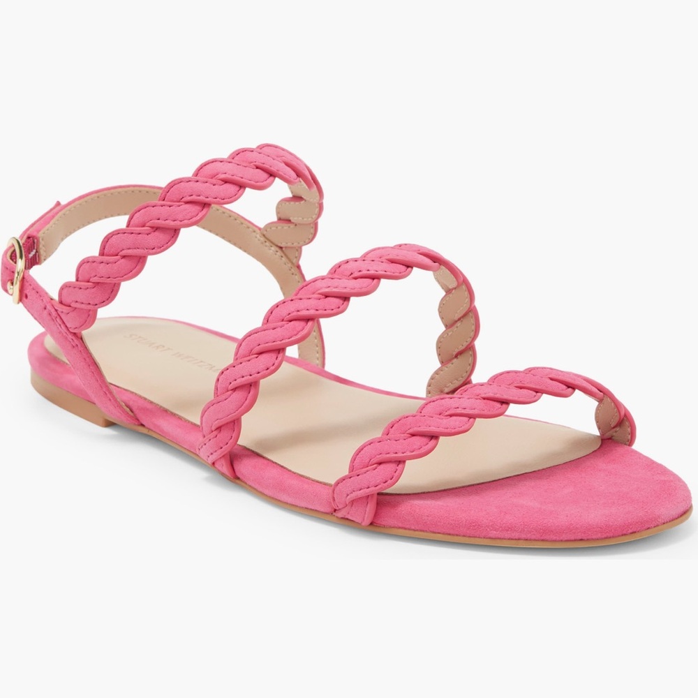 🔥🔥STUART WEITZMAN Twistie Flat Sandal